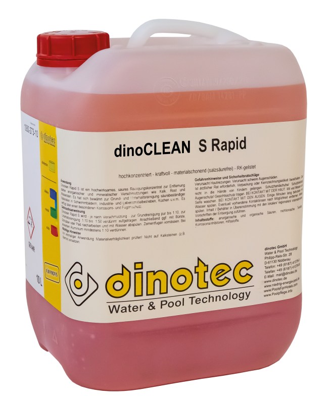 perfekte Poolpflege: dinoCLEAN S RAPID